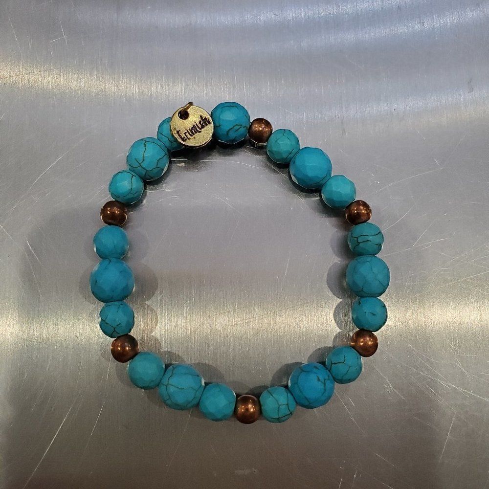 Erimish Blue Turquoise PEZ bracelet - Single -